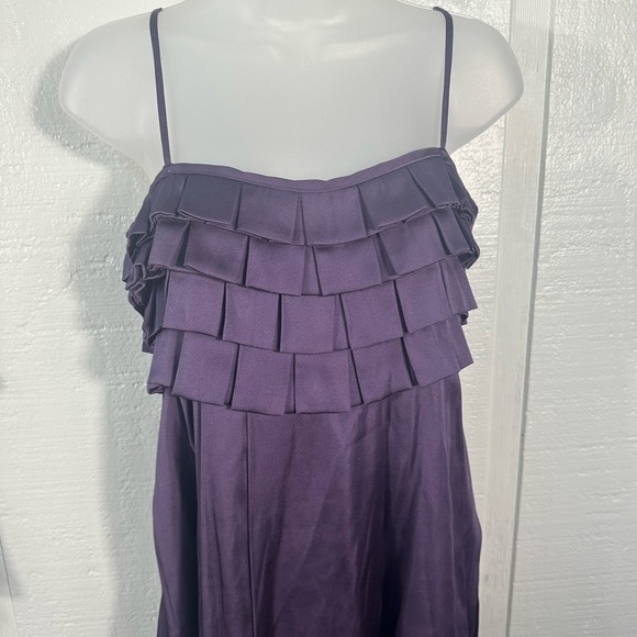 Esley Purple Spaghetti Strap Dress Size Medium EUC - Picture 3 of 6